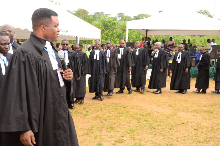 Clergies Moving for Ordianation of Newly Ordained Pastors